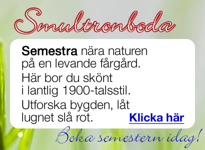 Semestra n�ra naturen p� en levande f�rg�rd. H�r bor du sk�nt i lantlig 1900-talsstil.