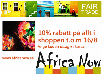Africanow FairTrade 10 % rabatt p� allt i shoppen t.o.m 16/8