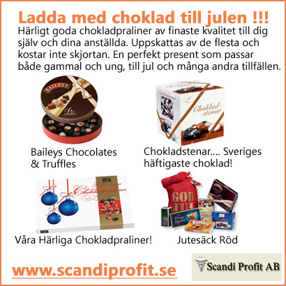 Ladda med choklad till julen!!!