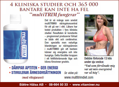 4 Kliniska studier och 365000 bantare kan inte ha fel "multiTRIM fungerar"