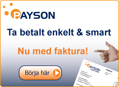 PAYSON - Ta betalt enkelt och smart - nu med faktura!