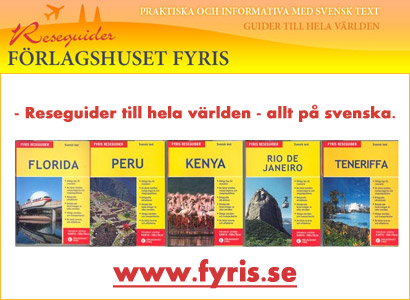 Reseguider till hela v�rlden - allt p� svenska