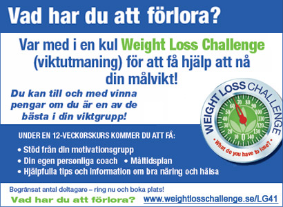 Vad har du att förlora? Var med i en kul Weight Loss Challenge (viktutmaning) för att få hjälp att nå din målvikt!
