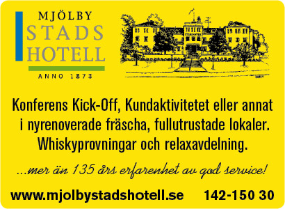 Mjölby Stadshotell - Mer än 135 års erfarenhet av god service!