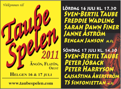 V�lkommen till Taube Spelen 2011
