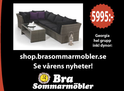 Se vårens nyheter! Bra Sommarmöbler