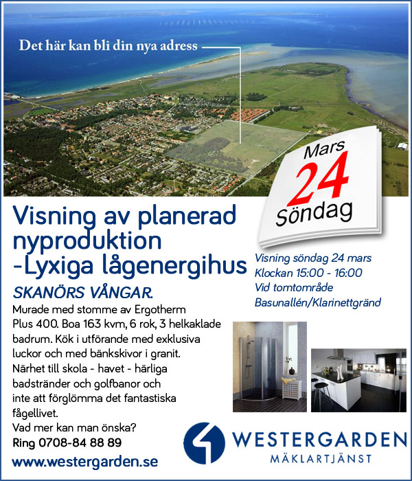 Visning av planerad nyproduktion - Skan�rs V�ngar
