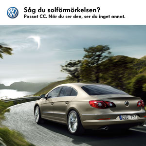 Passat CC. När du ser den, ser du inget annat.