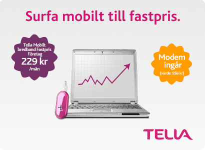 Surfa mobilt till fastpris!
