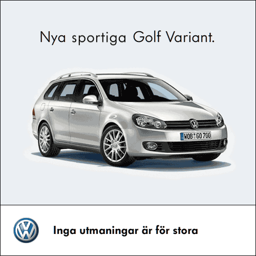 Nya sportiga Golf Variant.