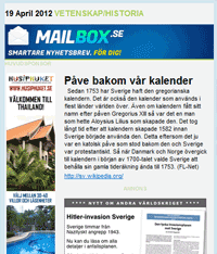 Vetenskap/Historia - Science/History